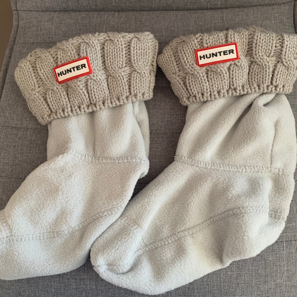 Hunter Original Cable Cuff Short Boot Socks